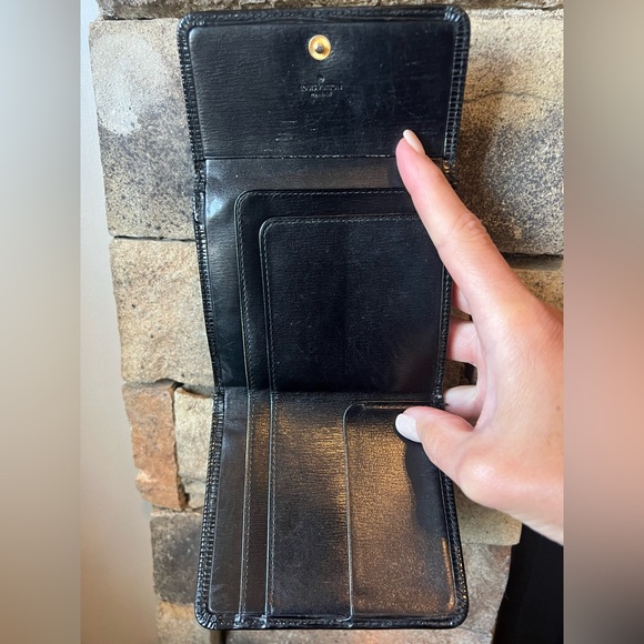 Louis Vuitton Black Epi Leather Trifold Wallet - Picture 7 of 16
